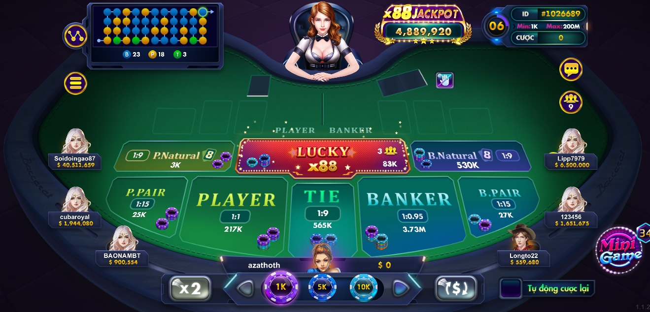 Đăng ký Rikvip cược Baccarat với nhiều chọn lựa hấp dẫn