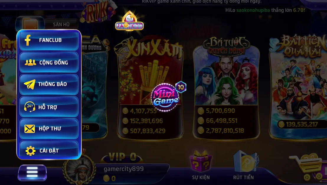 Cách liên hệ hỗ trợ tại cổng game Rik vip 
