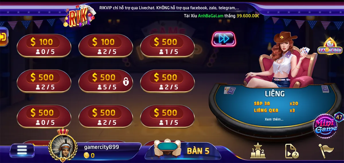 Rikvip có cung cấp đa dạng mức cược hay không?