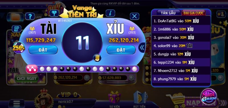 Những thủ thuật cược tài xỉu play Rikvip bao thắng