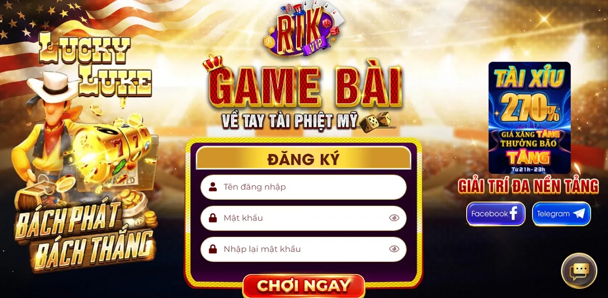 hướng dẫn đăng ký rikvip