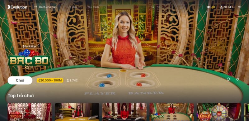 Giới thiệu game Bac bo tại live casino Rikvip