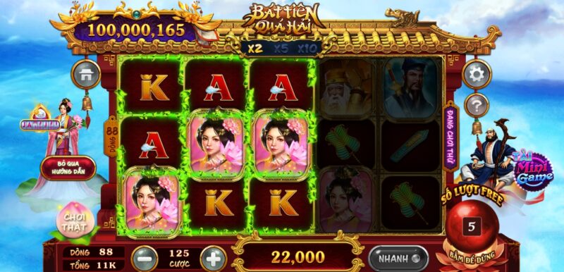 Giao diện slot Bát tiên quá hải đăng ký Rikvip