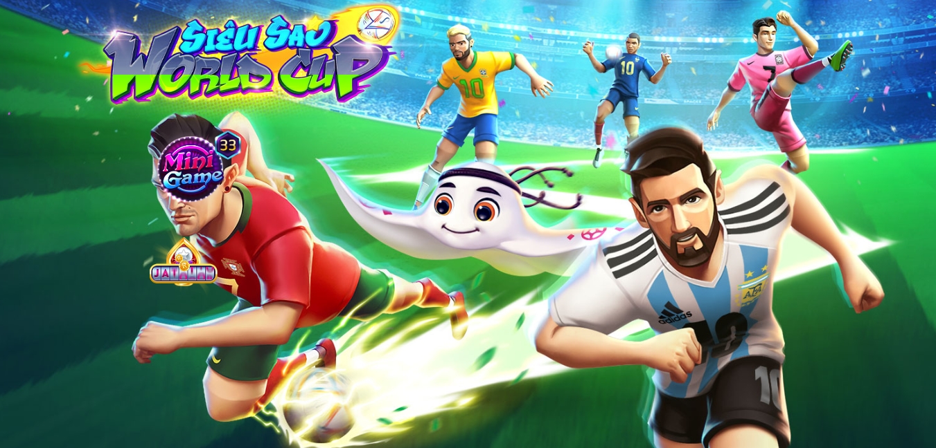 Hướng dẫn vào play Rikvip chơi slot Siêu sao world cup