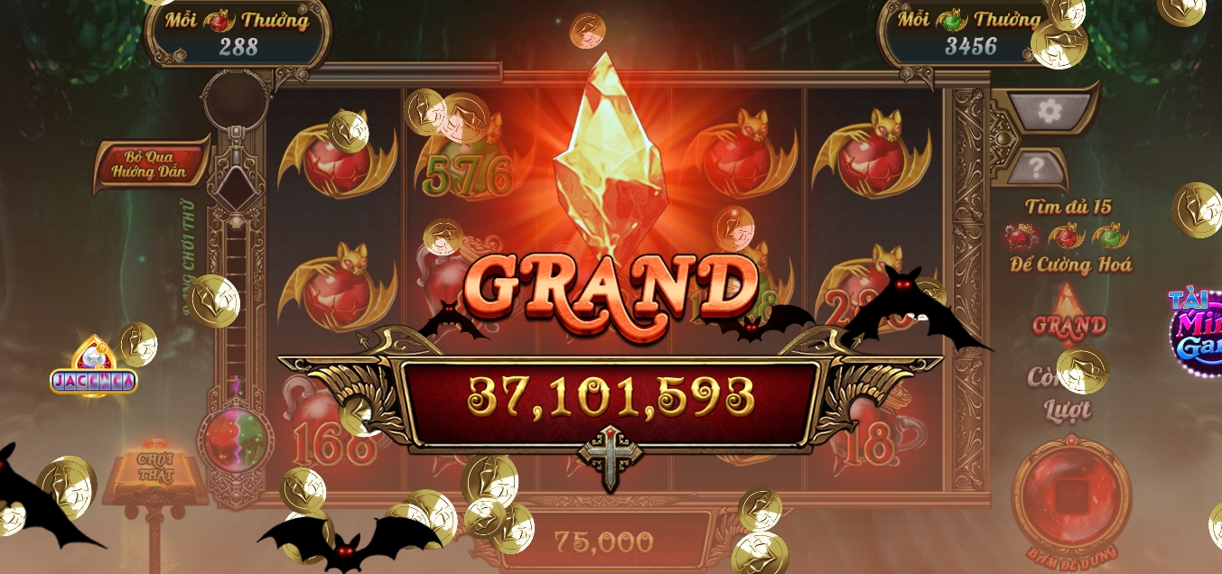 Nổ hũ jackpot Grand của Rik vip
