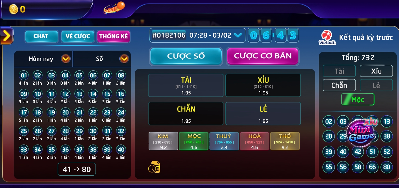 Tải Rikvip chia sẻ bí quyết khi chơi Keno vietlott