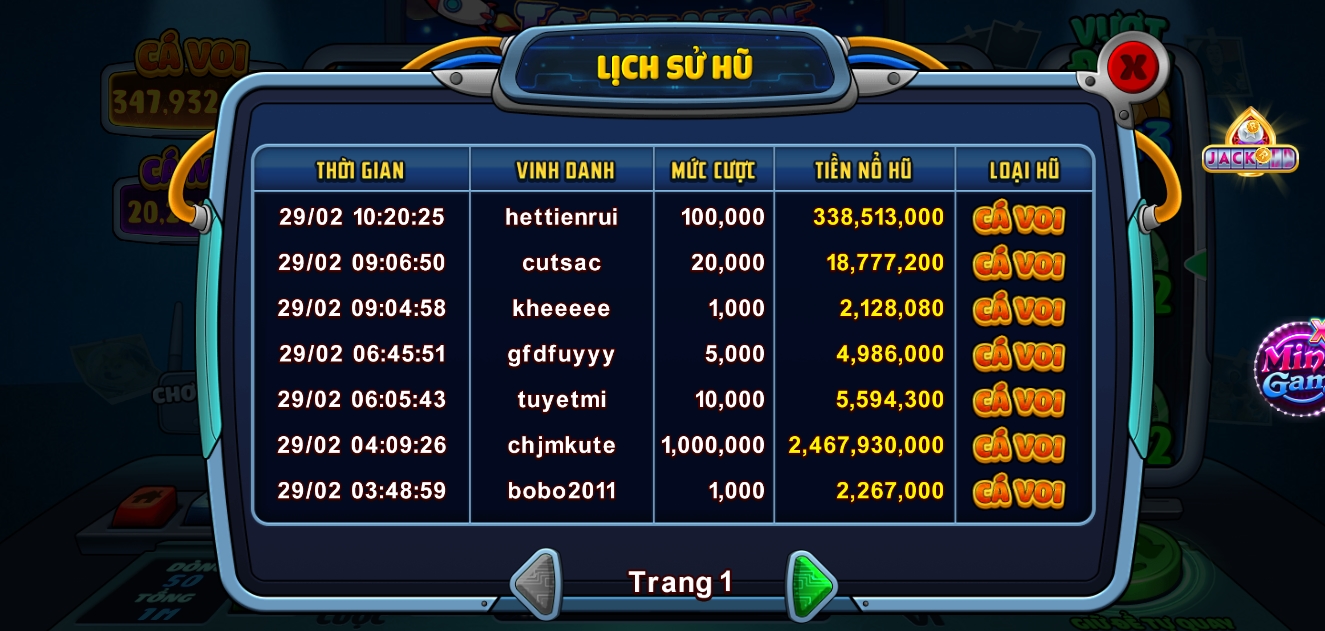 Quy luật nổ hũ jackpot game To the Moon play Rikvip