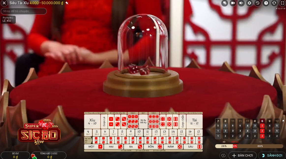 Sơ lược về Sic Bo livestream của Rik vip