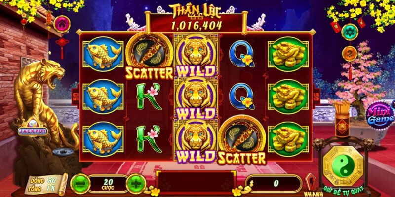 Tính thưởng vòng quay slot Xin xăm Rikvip